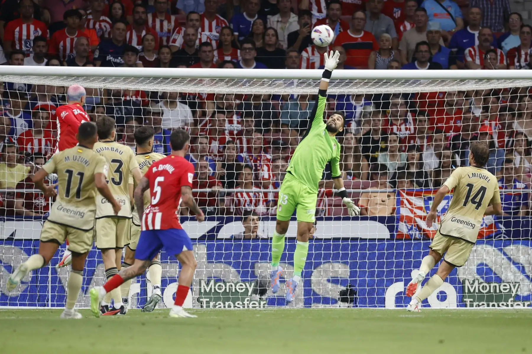 Atlético Madrid goleó 3-1 al Granada por La Liga de España, en el estadio Metropolitano, de Madrid. Foto: EFE