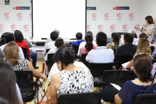 Capacitación de Inacal a personal de universidades públicas. Foto: Cortesía.