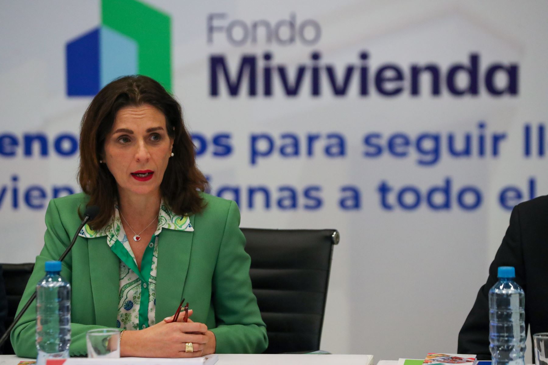 Ministra de Vivienda, Construcción y Saneamiento, Hania Pérez de Cuéllar. ANDINA/Difusión