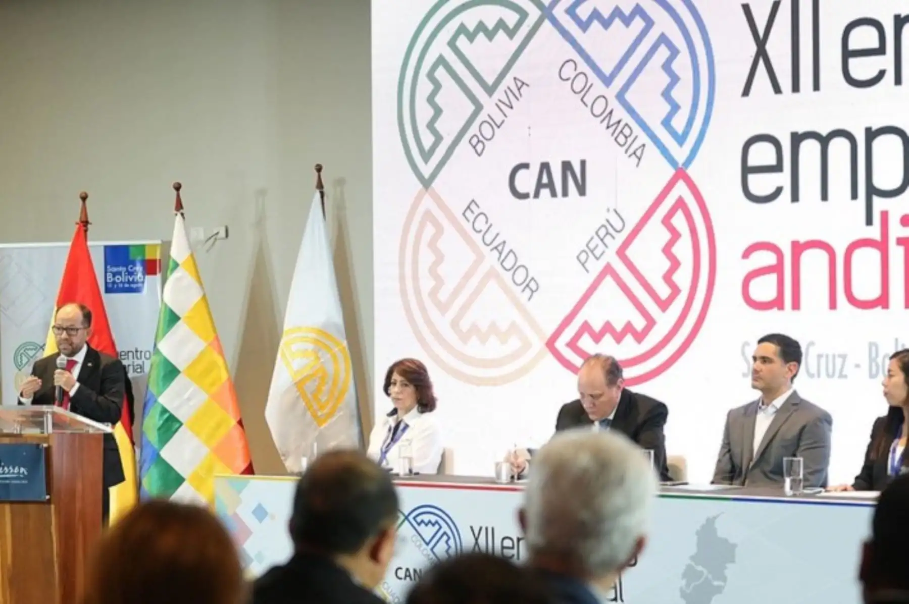 XII Encuentro Empresarial Andino en Santa Cruz, Bolivia. Foto: Cortesía.