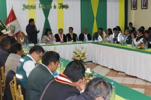 Ministra de Desarrollo Agrario y Riego, Nelly Paredes, presidió la instalación de la Mesa de Desarrollo Agropecuario para Junín y Huancavelica. Foto: Cortesía.