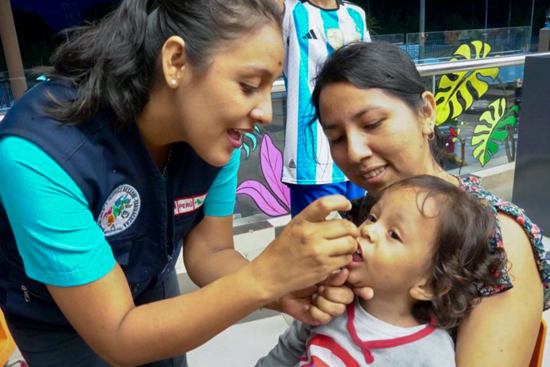 La región Loreto sumó más de 80,000 infantes vacunados contra la polio, informó el Minsa. Foto: ANDINA/Minsa