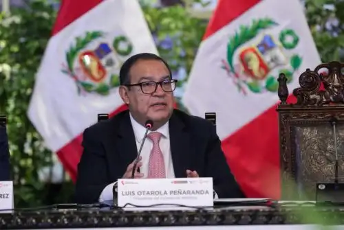 Presidente del Consejo de Ministros, Alberto Otárola, hizo anuncios. ANDINA/Difusión
