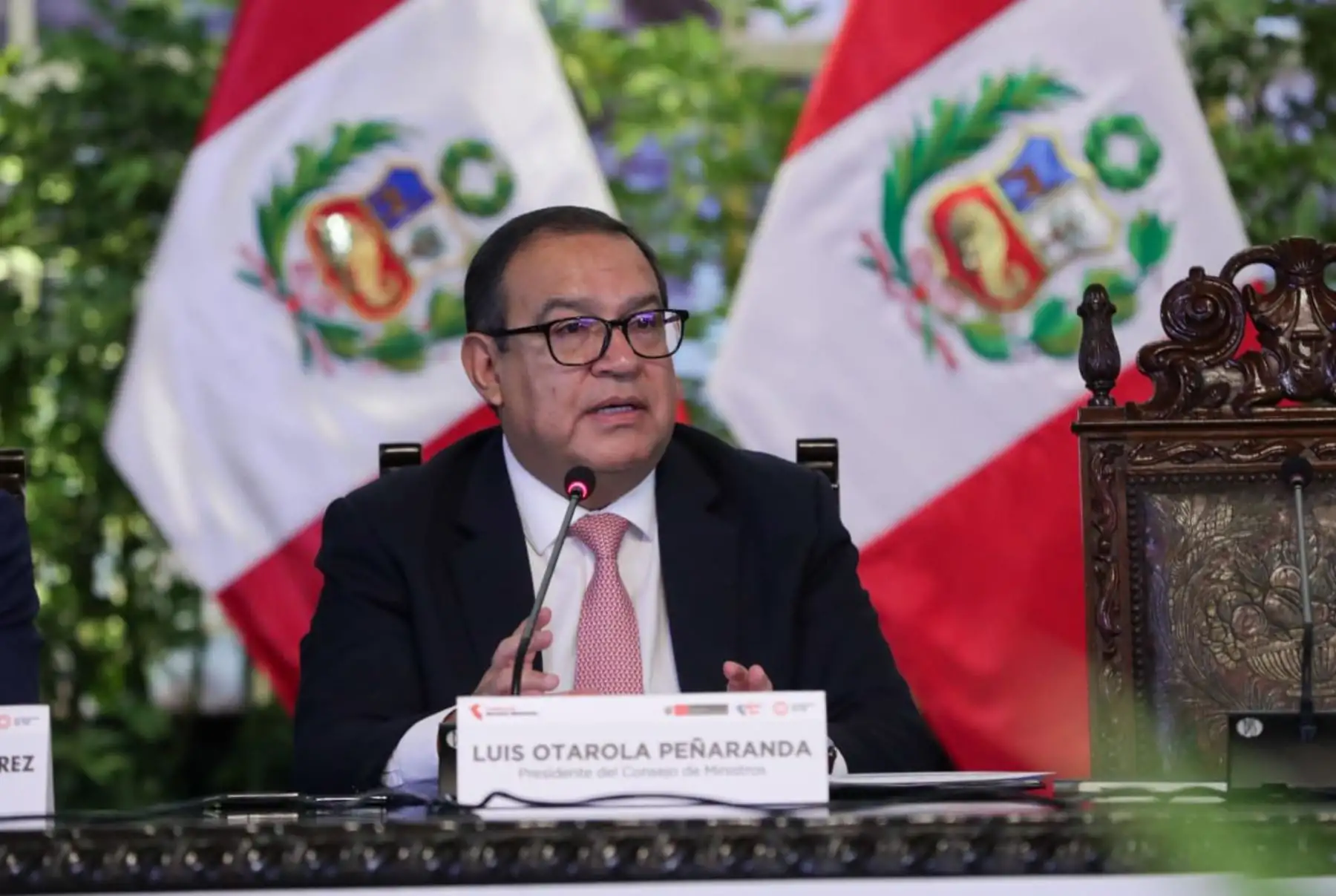 Presidente del Consejo de Ministros, Alberto Otárola, hizo anuncios. ANDINA/Difusión