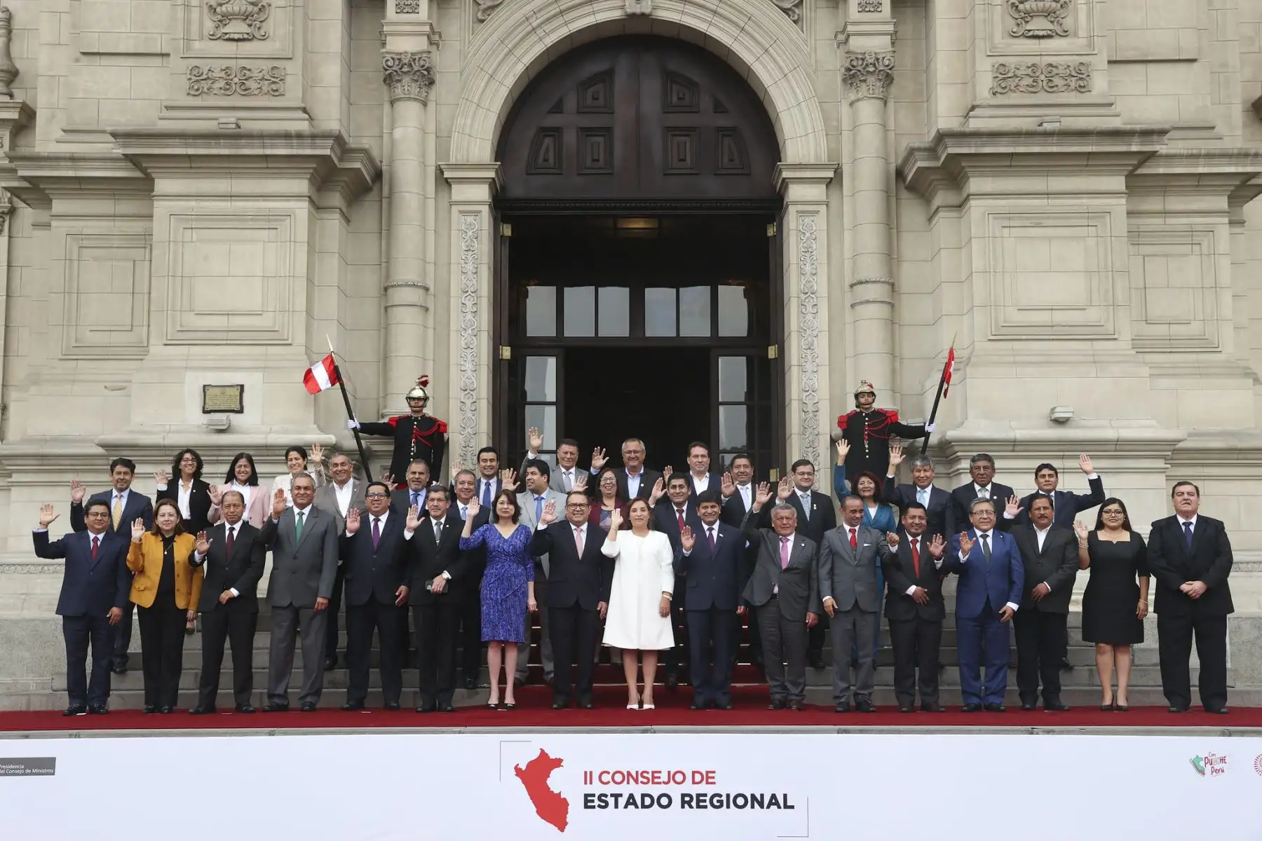 Presidenta Dina Boluarte participa en la sesión de clausura del II Consejo de Estado Regional Foto: ANDINA/Presidencia Perú