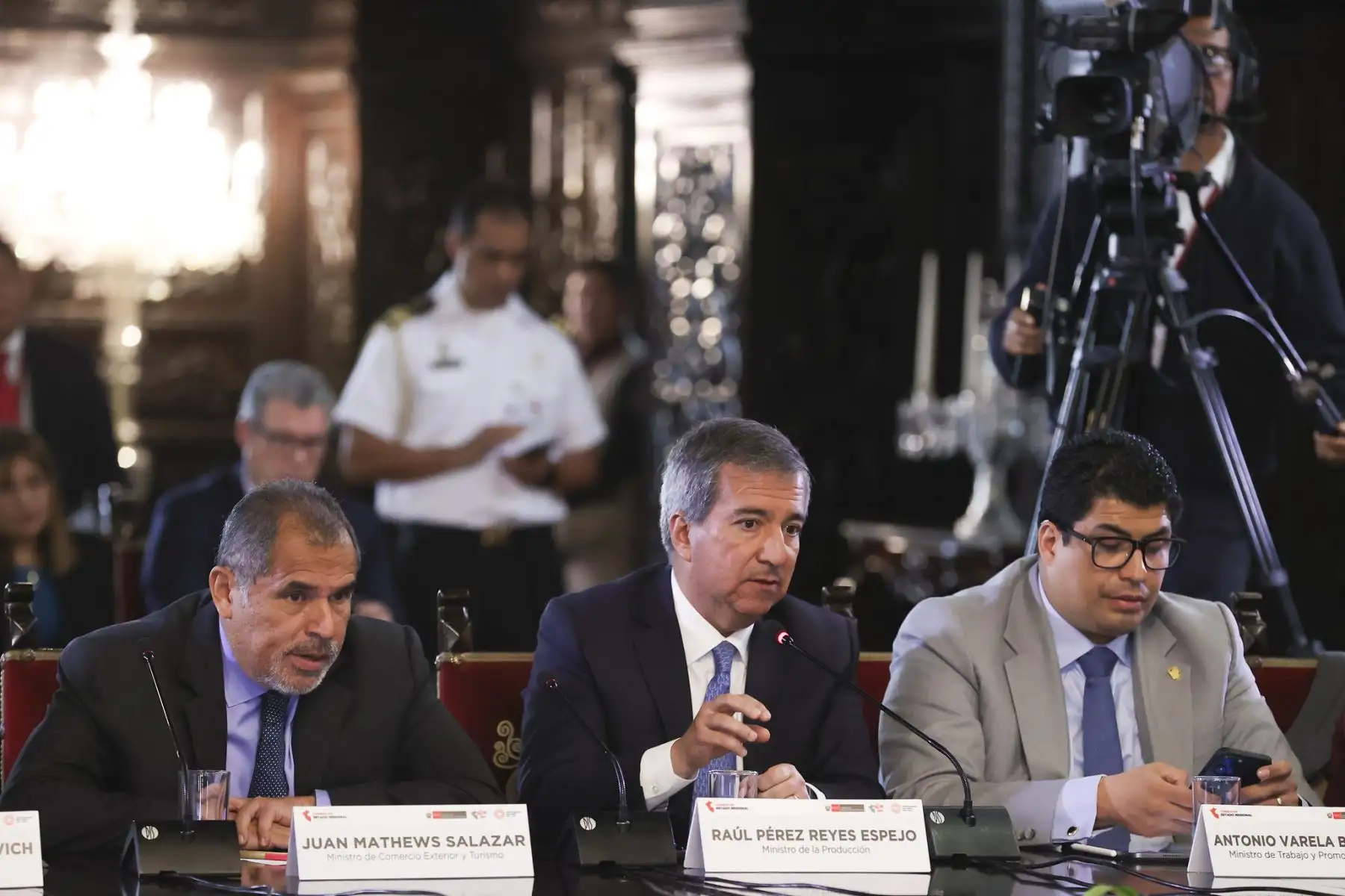 Presidenta Dina Boluarte participa en la sesión de clausura del II Consejo de Estado Regional Foto: ANDINA/Presidencia Perú