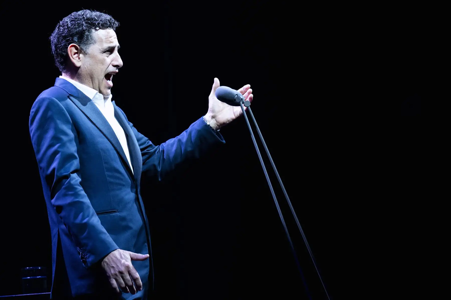 El tenor lírico peruano Juan Diego Flórez actúa este viernes en el Festival Cap Roig, en Palafrugell, Girona.
Foto: EFE