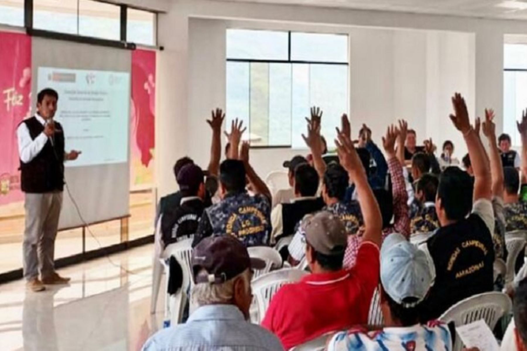 Durante los encuentros se dictaron charlas sobre aquellas normas que regulan las funciones de las rondas campesinas.