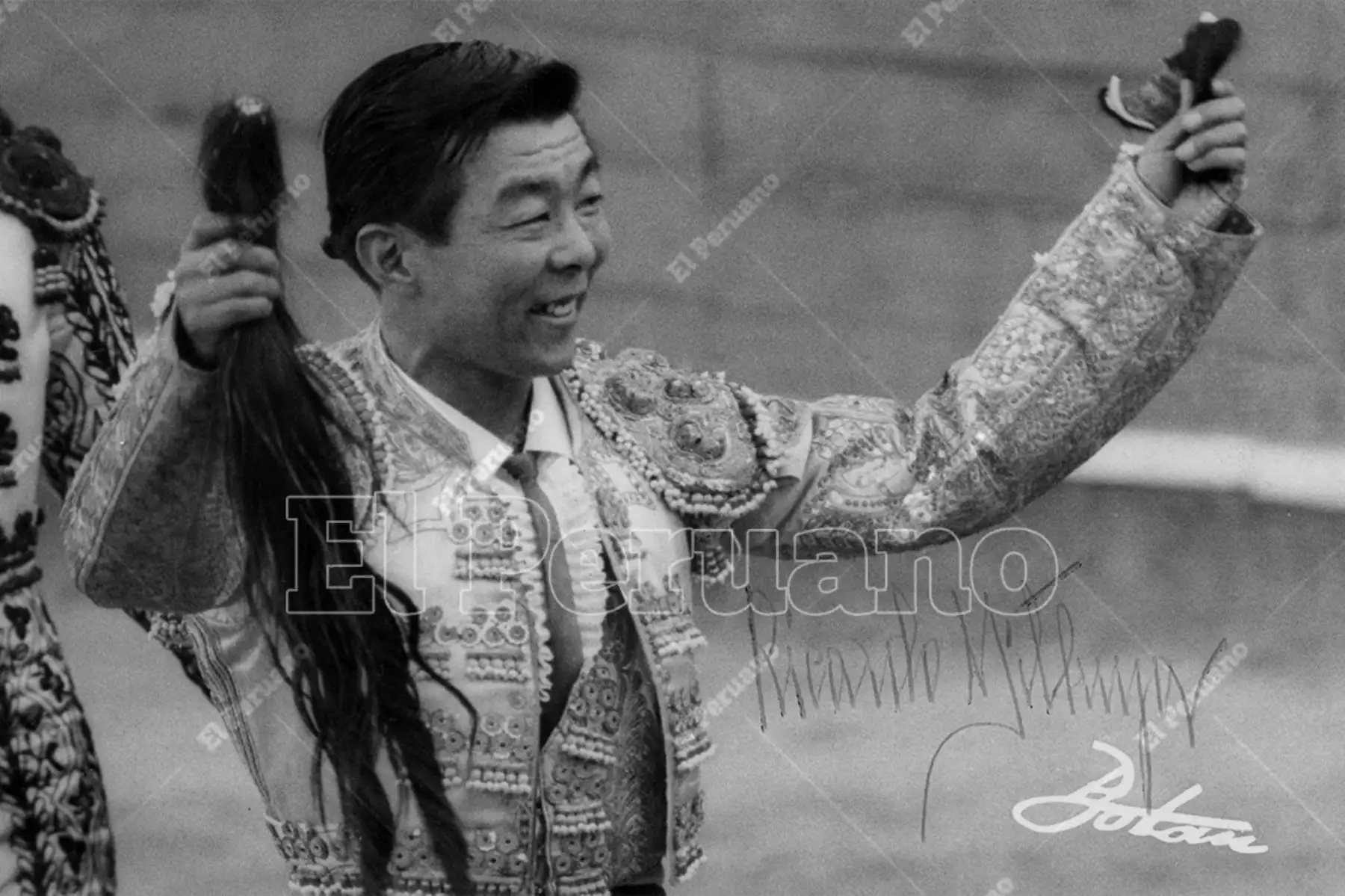 Madrid - década 60 / Torero Ricardo Higa "Mitsuya". Foto: Archivo Histórico de El Peruano