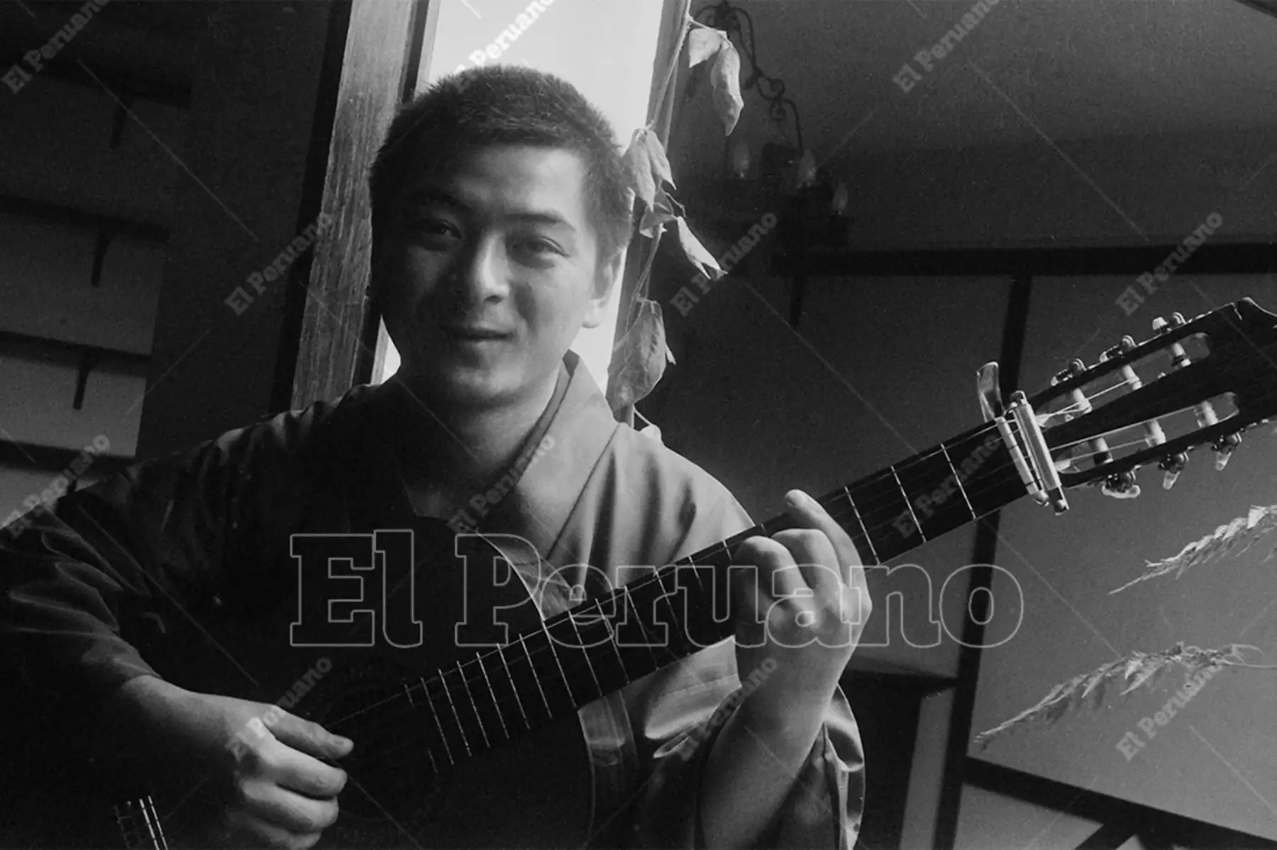 Lima - 13 enero 1978 / Cantante  Toshiro Konishi que participará en el Festival de Ancón 1978. Foto: Archivo Histórico de El Peruano