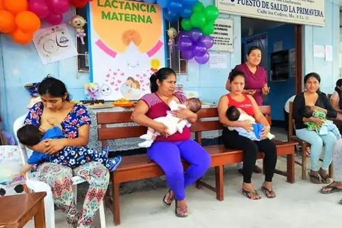 La Diresa San Martín ha organizado una serie de actividades por la Semana Nacional de la Lactancia Materna. Foto: Diresa San Martín/Difusión.