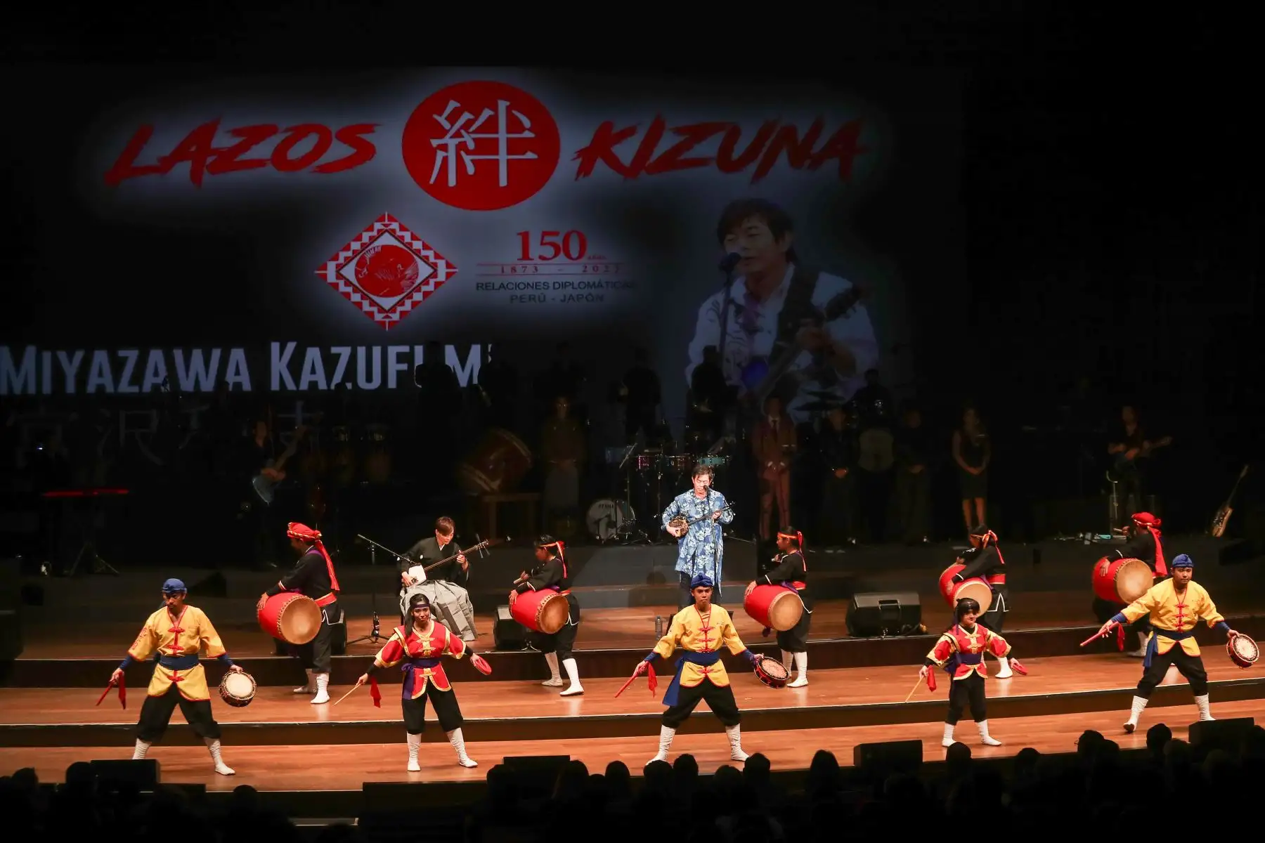 Concierto por el 150 aniversario de relaciones diplomáticas entre Perú y Japón "Lazos Kizuma".
Kazufumi Miyazawa cantante y compositor japonés Foto: ANDINA/Ricardo Cuba