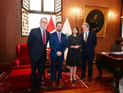 Canciller Gervasi recibió saludo del subsecretario de RR. EE. de Uruguay