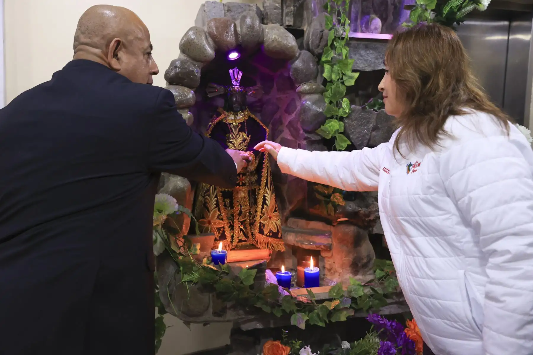 Visita inopinada de la presidenta Dina Boluarte a la Dirincri. Foto:ANDINA/Prensa Presidencia