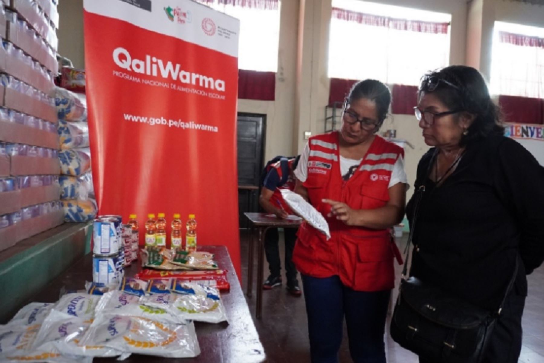 Qali Warma supervisa el servicio alimentario escolar en escuelas del distrito de Pacora