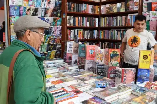 Más de 40 estands de librerías y editoriales participan en la Feria del Libro de Cajamarca, que atenderá hasta el 3 de setiembre. Foto: ANDINA/Cortesía Eduard Lozano