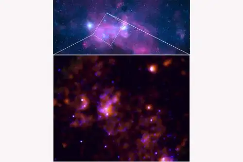 Sagitario A*, el agujero negro supermasivo en el centro de la Vía Láctea, es mucho menos luminoso que otros agujeros negros en el centro de las galaxias que podemos observar, lo que significa que el agujero negro central de nuestra galaxia no ha estado devorando activamente material a su alrededor.