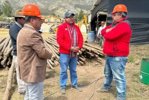 El viceministro de Prestaciones Sociales del Ministerio de Desarrollo e Inclusión Social, Alejandro Pozo, supervisó las residencias estudiantiles que construye el programa Foncodes en los centros poblados de Huanimpampa y Yutto, distritos de Paccaritambo y Andahuaylillas, respectivamente, en la región Cusco.