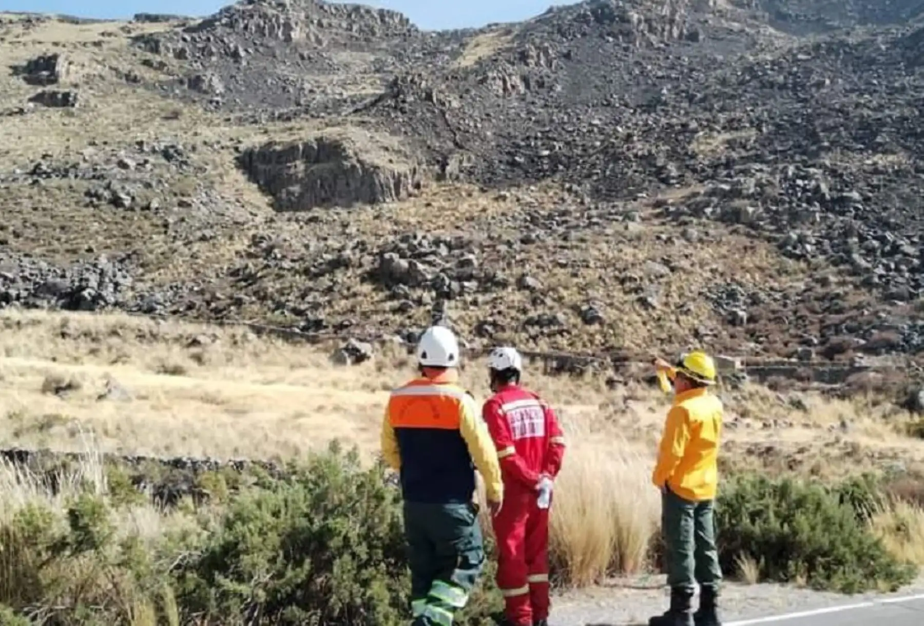 Después de varios días de arduo trabajo, hoy fue liquidado el incendio forestal que se inició el martes en el distrito de Tuti, jurisdicción de la provincia de Caylloma, en Arequipa.