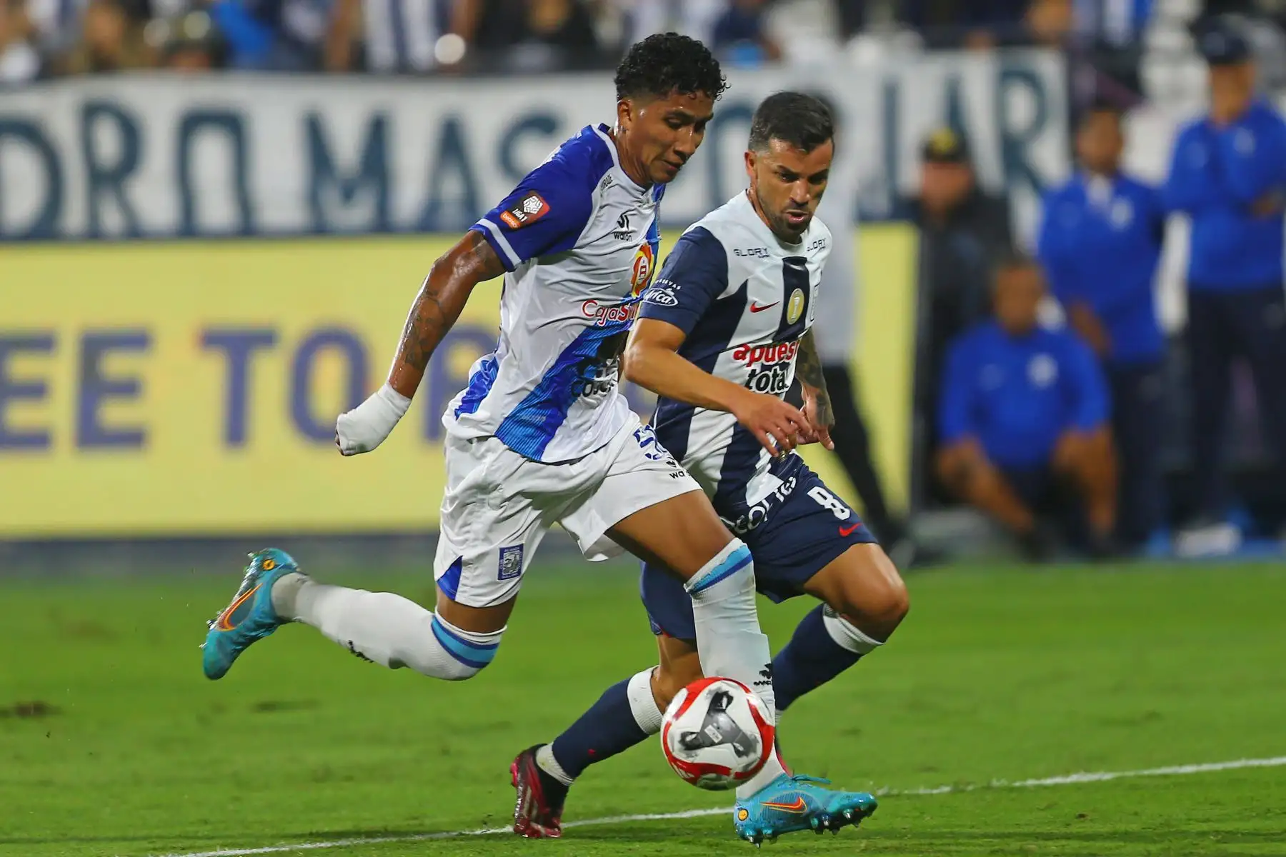 Alianza Lima se enfrenta a Alianza Atlético por la fecha 11 del Torneo Clausura en el estadio Alejandro Villanueva de La Victoria.  
Foto: ANDINA/Eddy Ramos