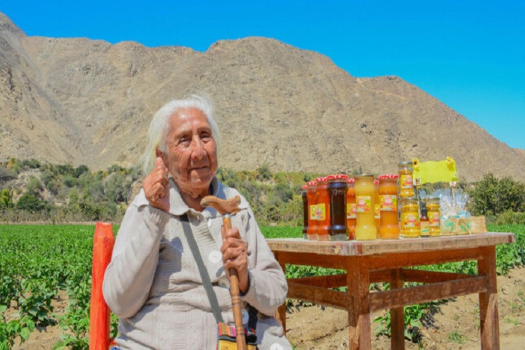 Si pasan por Lunahuaná, la abuela Lola los atenderá en su vivienda ubicada en la carretera Cañete-Yauyos para endulzar su paladar de purita miel.
