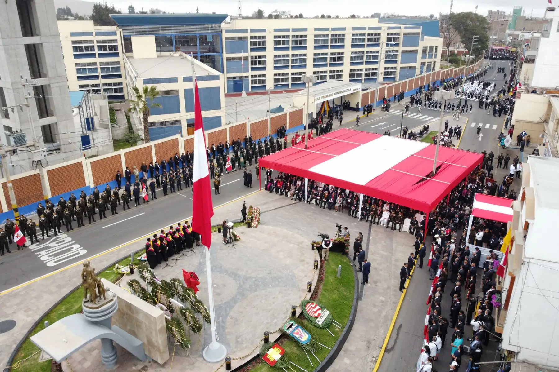 Presidenta Dina Boluarte participa homenaje a la mujer tacneña, en el marco del 94.° Aniversario de la Reincorporación de Tacna a la Heredad Nacional. Foto: ANDINA/Prensa Presidencia