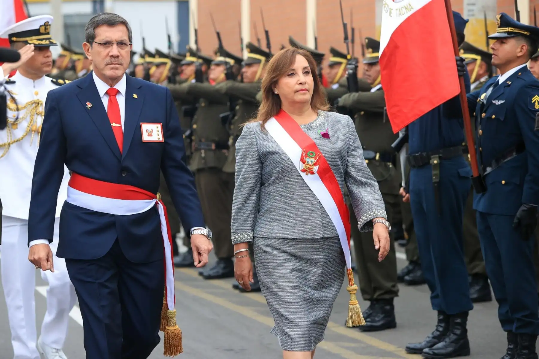 Presidenta Dina Boluarte participa homenaje a la mujer tacneña, en el marco del 94.° Aniversario de la Reincorporación de Tacna a la Heredad Nacional. Foto: ANDINA/Prensa Presidencia