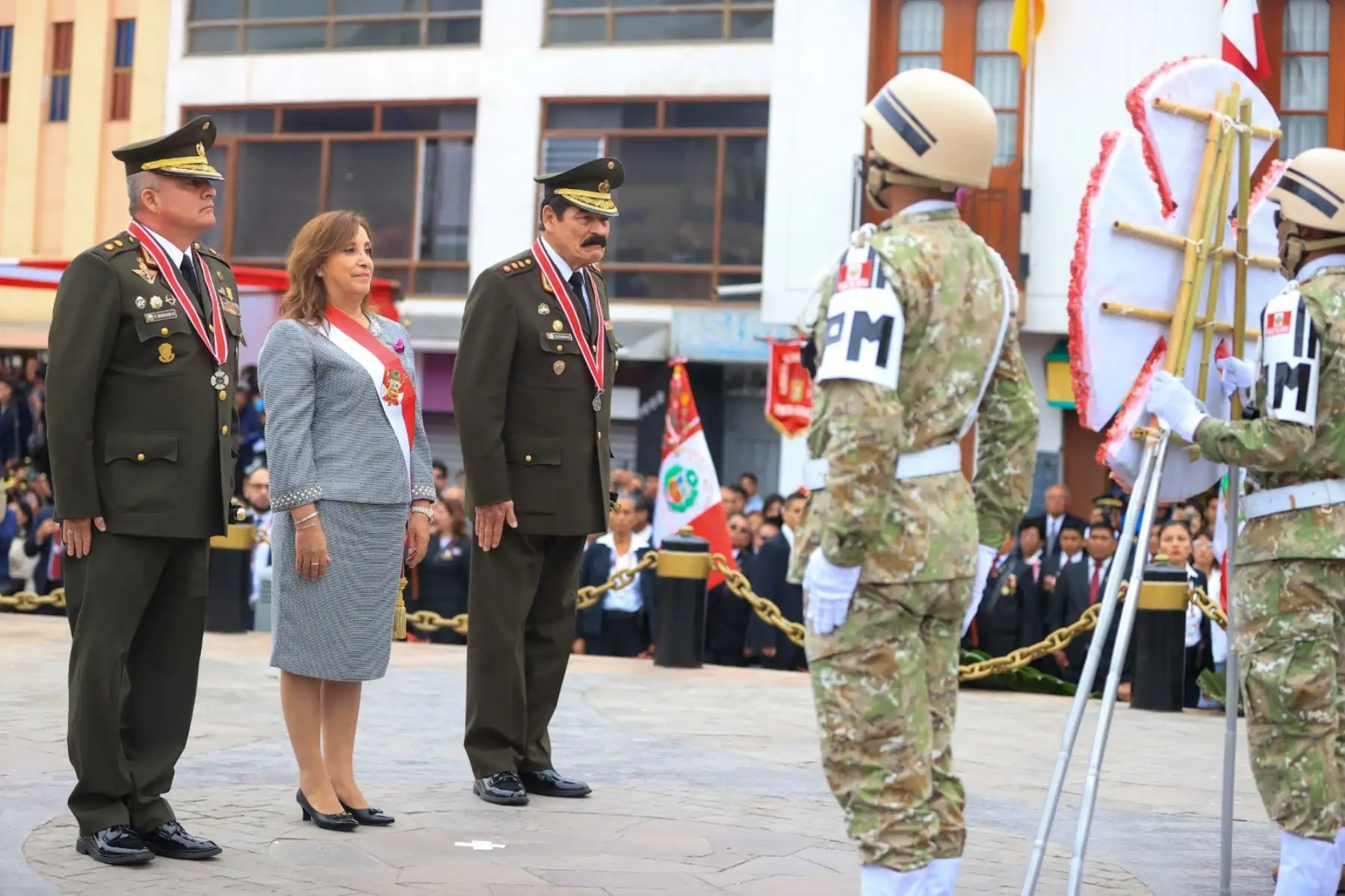 Presidenta Dina Boluarte participa homenaje a la mujer tacneña, en el marco del 94.° Aniversario de la Reincorporación de Tacna a la Heredad Nacional. Foto: ANDINA/Prensa Presidencia