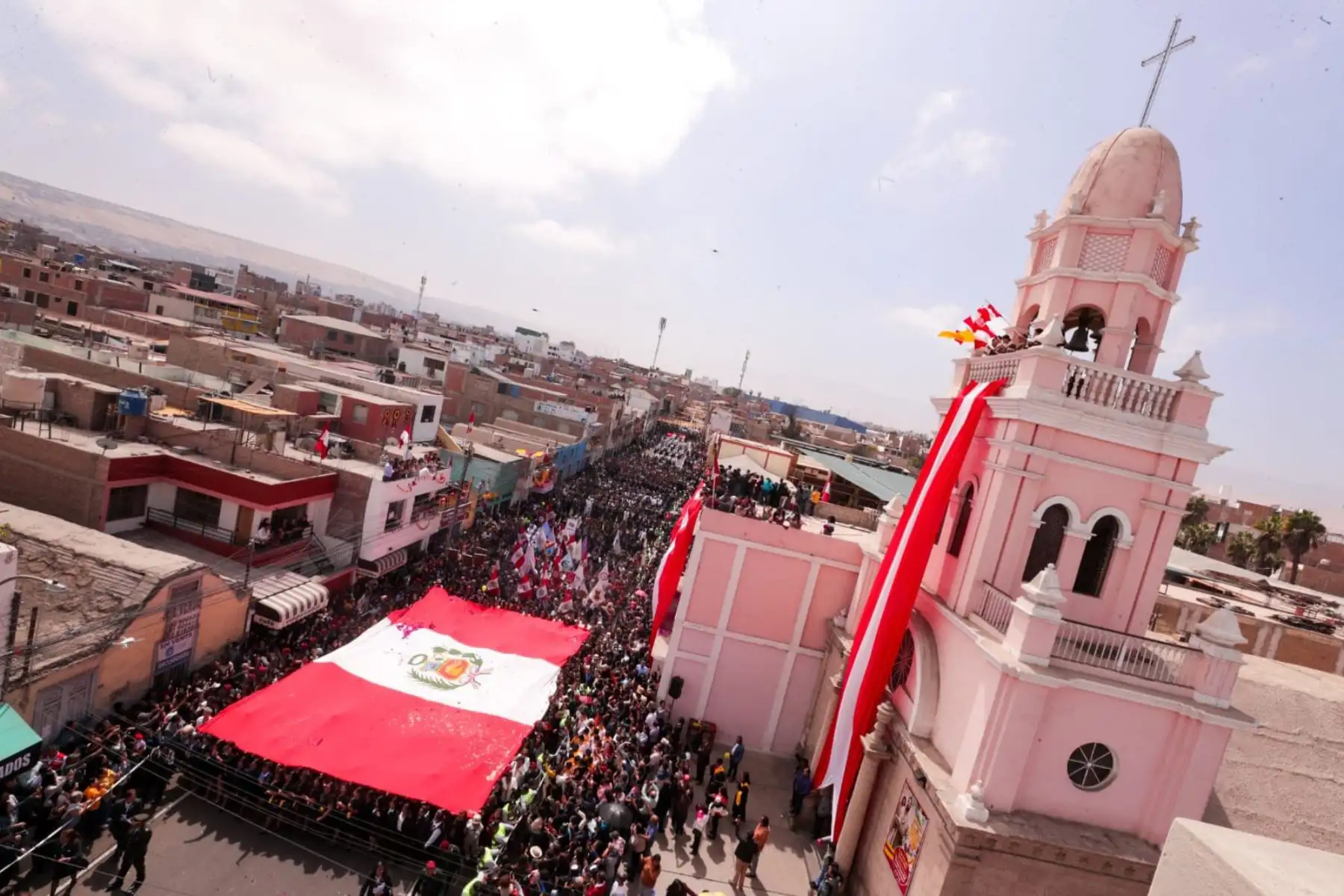 Procesión de la Bandera en Tacna. Foto: ANDINA/Difusión