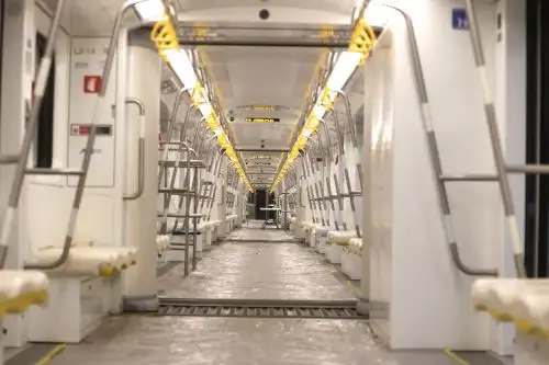 Trenes de la Línea 2 del Metro de Lima y Callao cuentan con todas las medidas de protección para garantizar un viaje seguro. Foto: ANDINA/Vidal Tarqui.