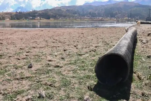 De continuar el descenso de la carga del agua, se pondría en riesgo la vida de las familias ante un eventual deslizamiento de terrenos agrícolas.