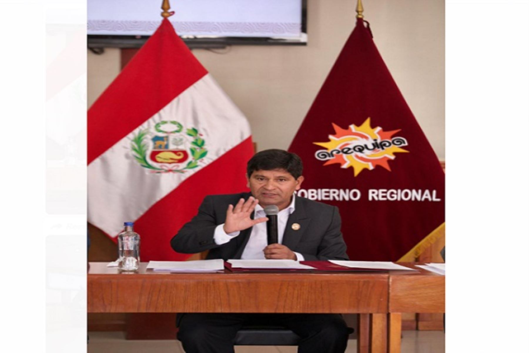 El gobernador Rhoel Sánchez dijo a la población arequipeña que el proyecto Majes se ejecutará con Cobra o sin Cobra.