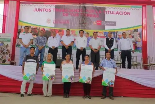 Midagri y Gore San Martín entregan 1163 títulos de propiedad a agricultores del Alto Mayo