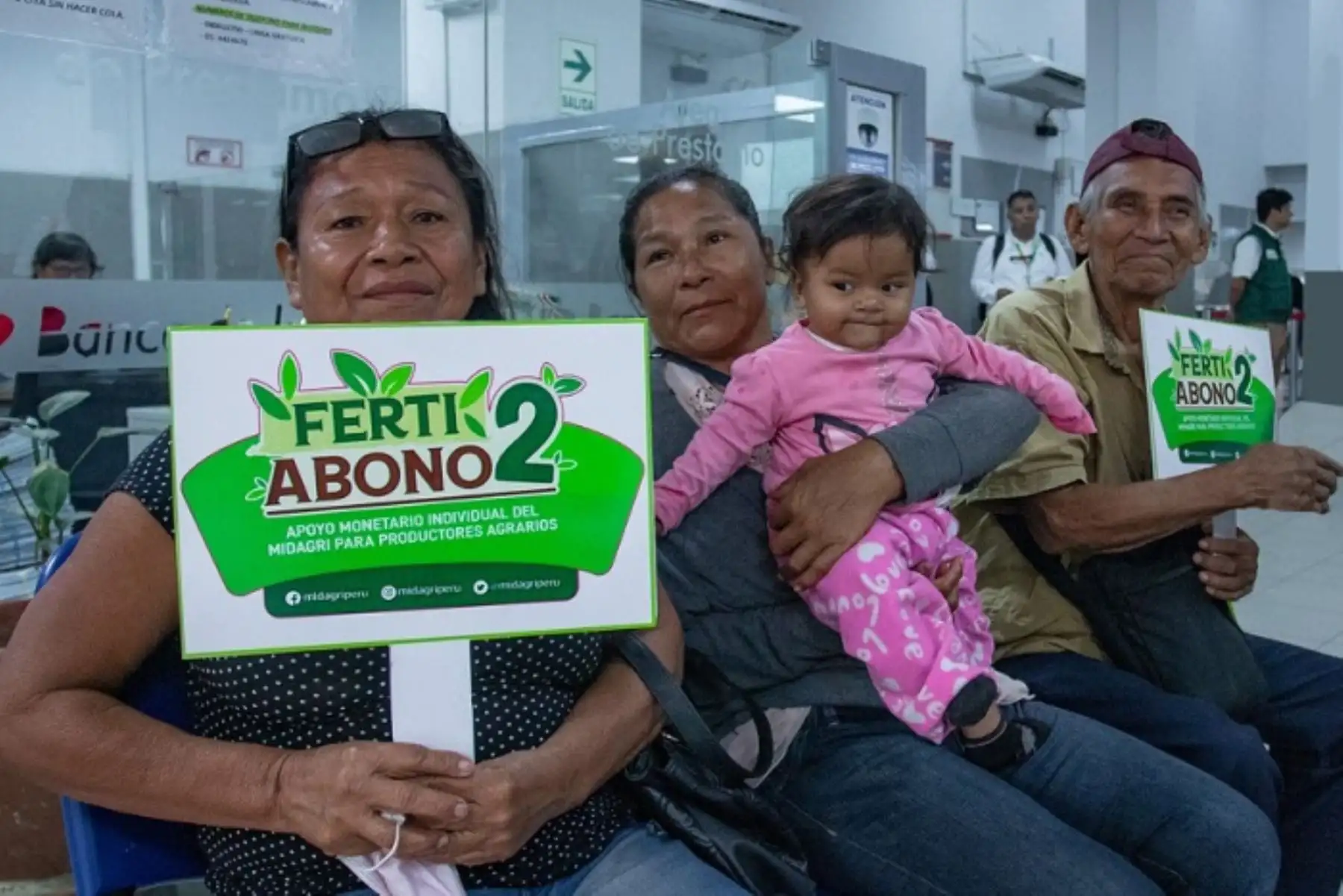 En la primera etapa del Fertiabono 1, se atendió a 313,820 mil productores, alcanzando el 97% de lo planificado.