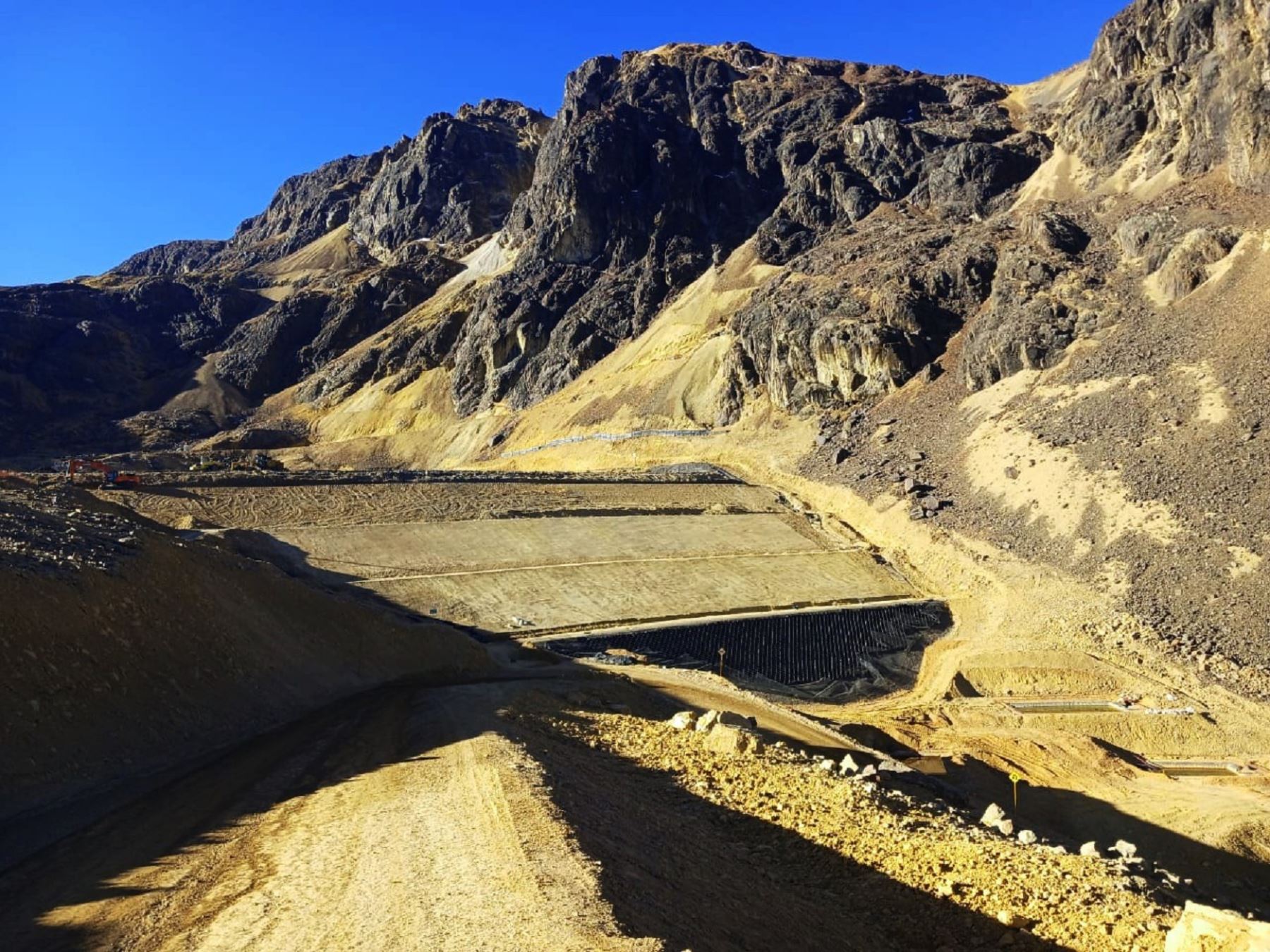 Más de un 60 % de avance registran los trabajos de remediación ambiental del proyecto Caridad que se ejecutan en el distrito de Carampoma, ubicado en la provincia de Huarochirí, en la sierra de la región Lima. ANDINA/Difusión