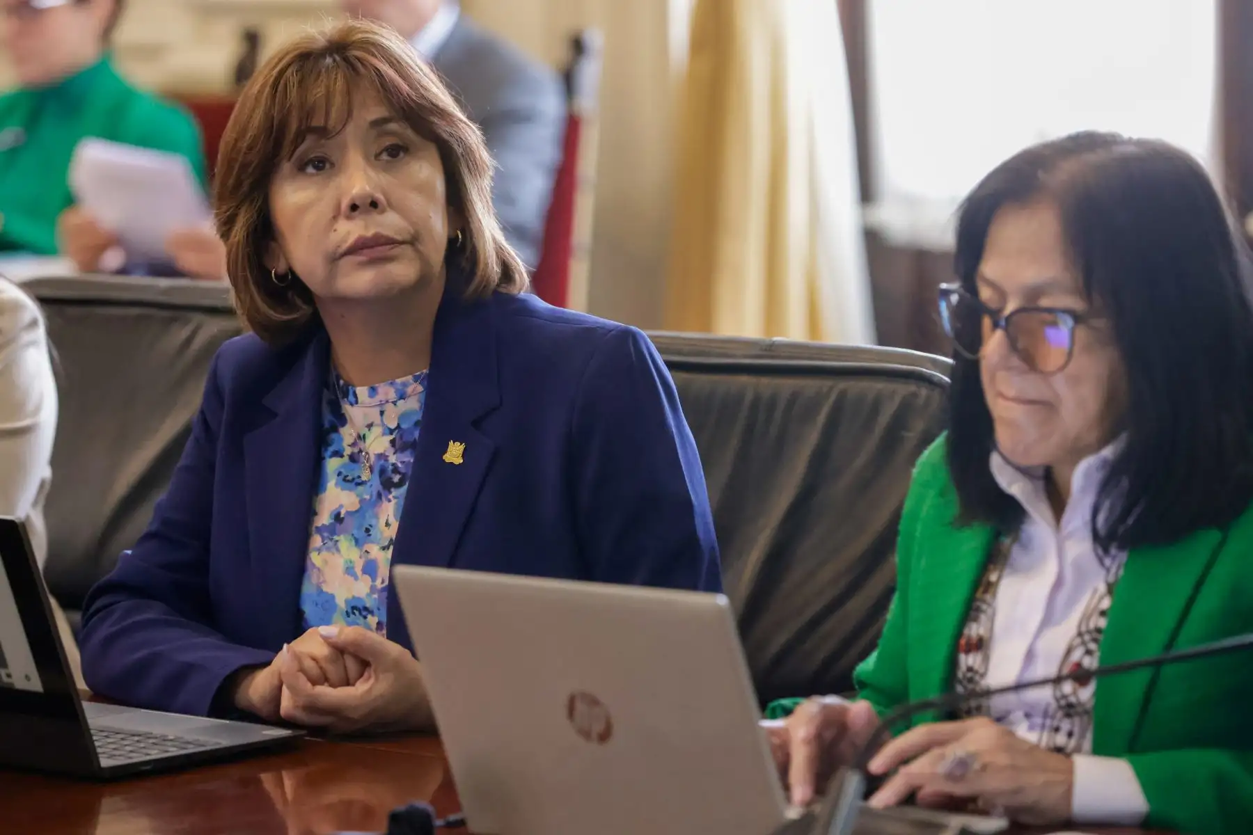 La presidenta Dina Boluarte preside la sesión del Consejo de Ministros, en Palacio de Gobierno.
Foto: ANDINA/Prensa Presidencia