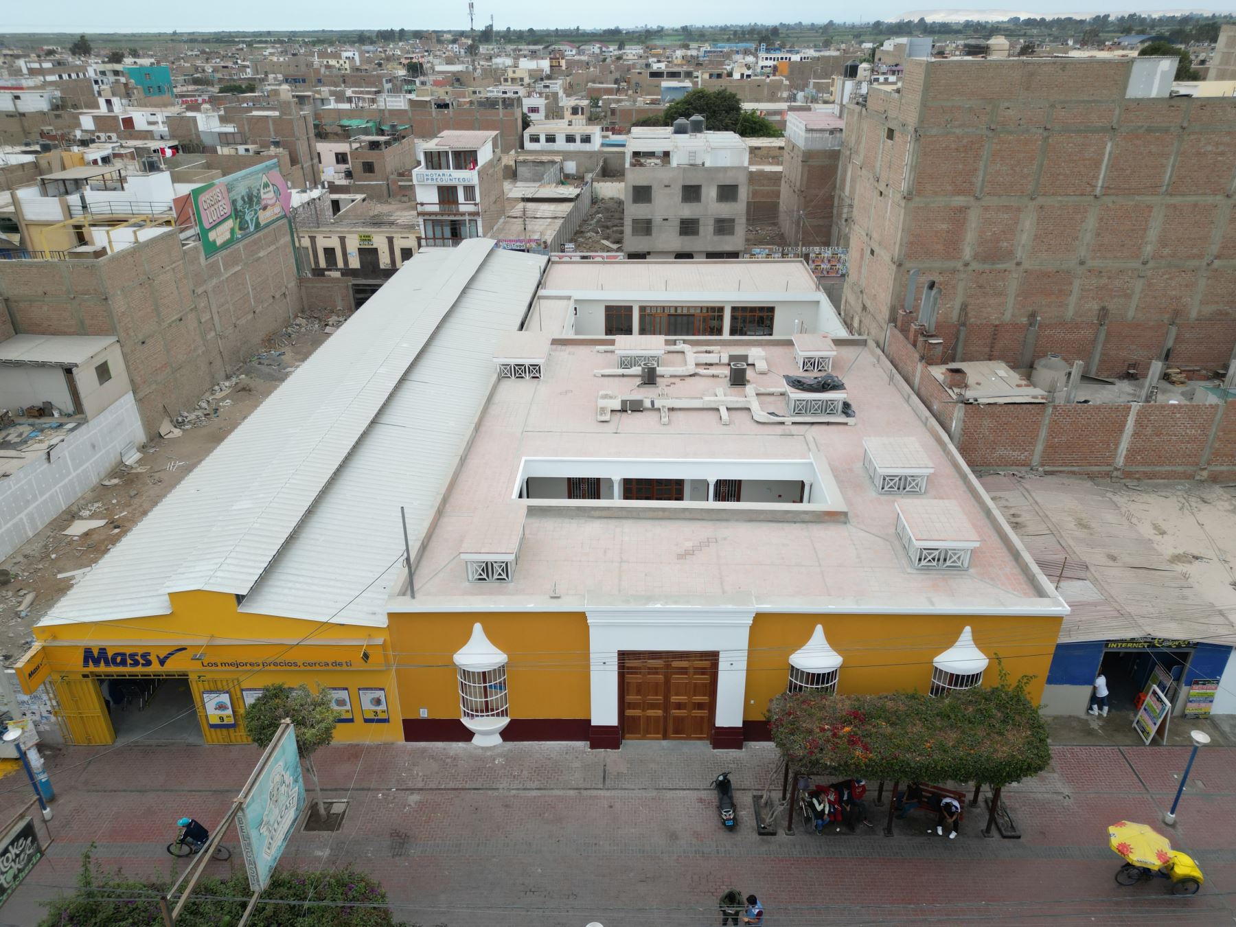 Así lucirá la remodelada casa y cuartel que albergó al libertador José de San Martín en Pisco, tras desembarcar en la bahía de Paracas en 1820 y encabezar la expedición libertadora. Foto: Genry Bautista.