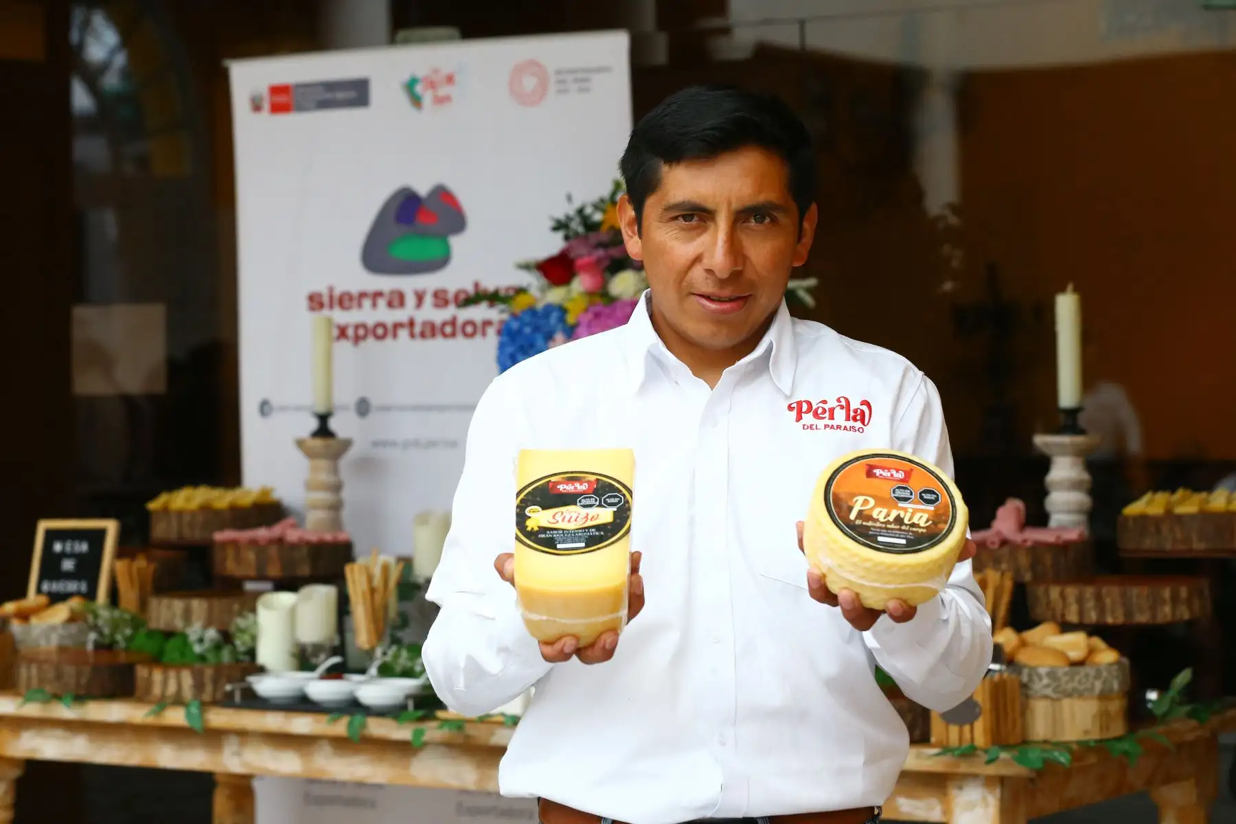 Ministerio de Desarrollo Agrario y Riego, a través de Sierra y Selva Exportadora,  reconoce la participación de los pequeños y medianos productores queseros artesanales de nuestro país que formaron parte del concurso internacional “Expo Queijo Brasil 2023” .
Foto: ANDINA/ Eddy Ramos