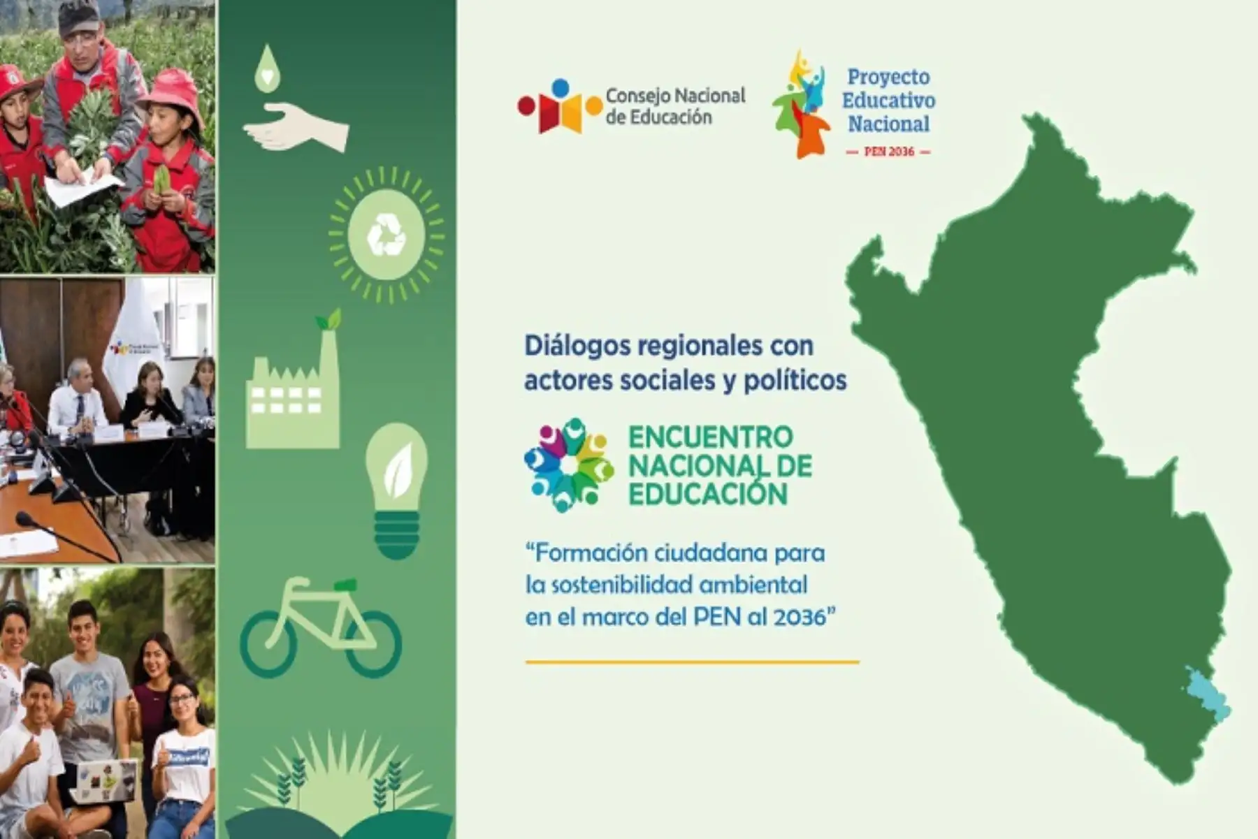 En cada una de las reuniones descentralizadas se abordará la problemática ambiental de cada región y junto con los participantes se formularán recomendaciones para el fortalecimiento de una conciencia ciudadana orientada a preservar el medio ambiente.