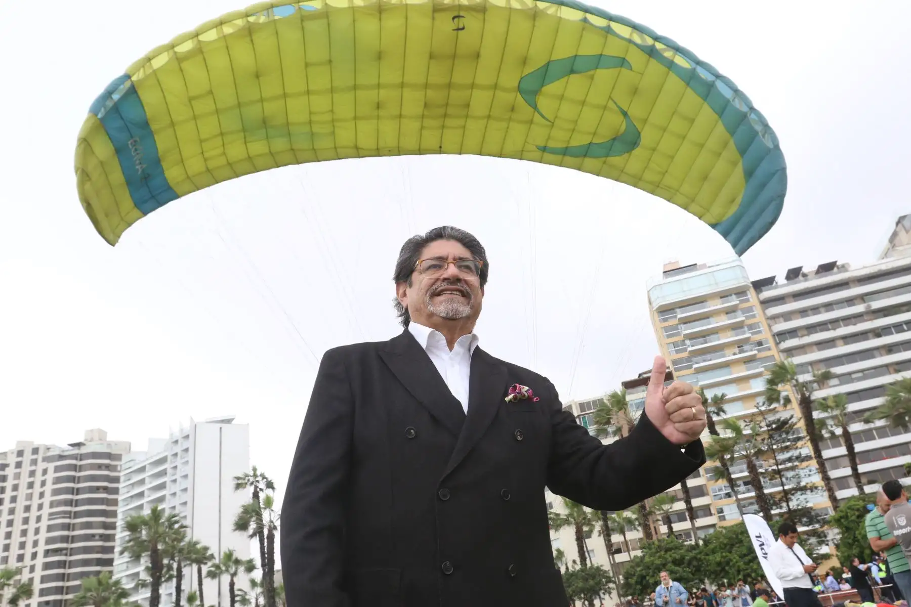 La Municipalidad de Miraflores anuncia reinicio de actividades de Parapente deportivo monoplaza en el distrito.Foto:ANDINA/Hector Vinces.