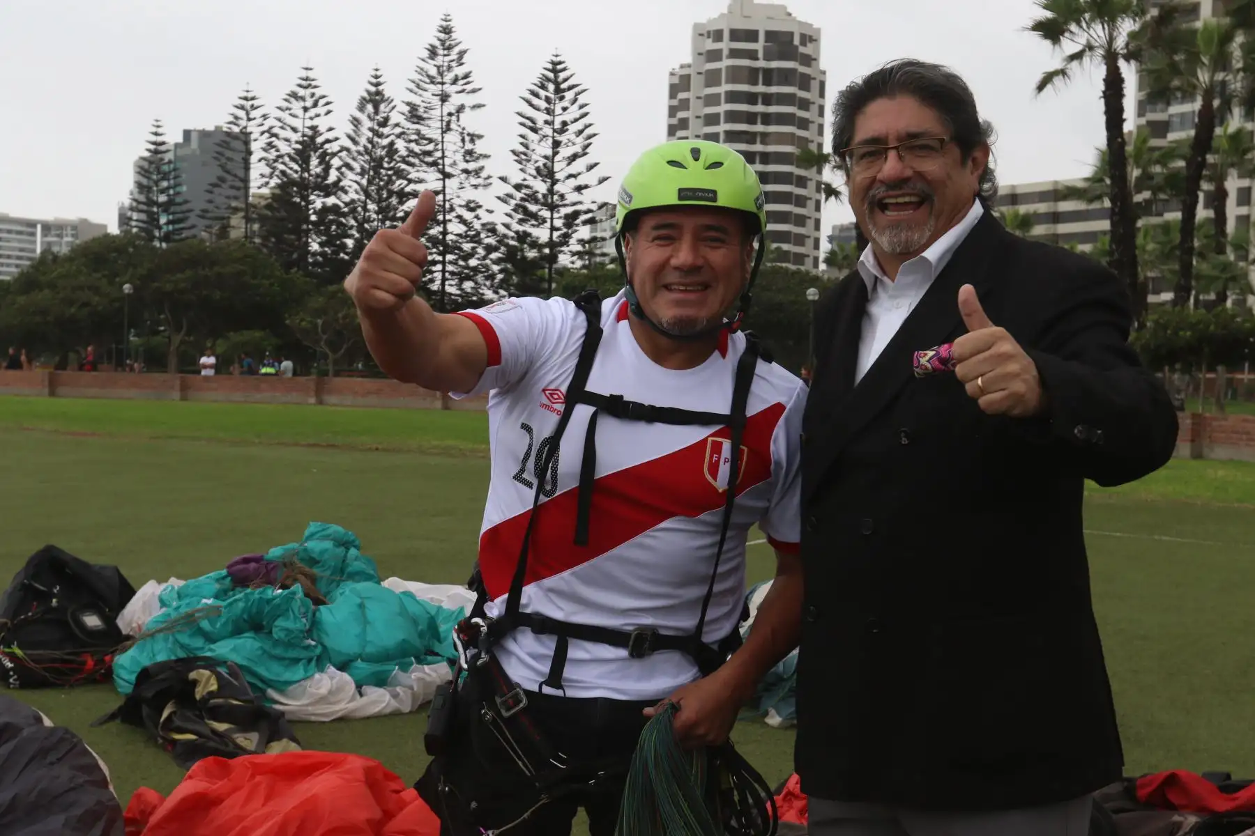 La Municipalidad de Miraflores anuncia reinicio de actividades de Parapente deportivo monoplaza en el distrito.Foto:ANDINA/Hector Vinces.