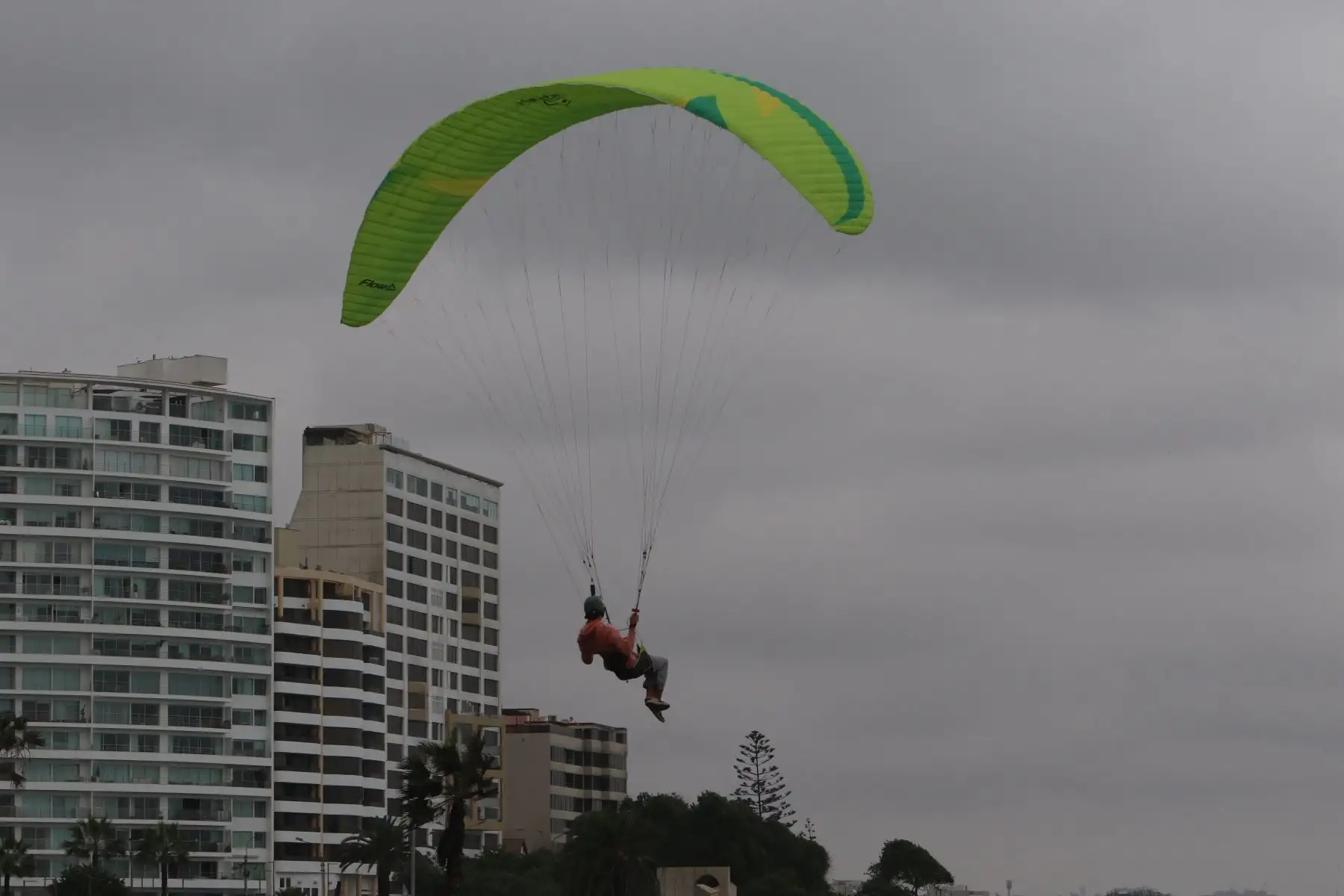 La Municipalidad de Miraflores anuncia reinicio de actividades de Parapente deportivo monoplaza en el distrito.Foto:ANDINA/Hector Vinces.