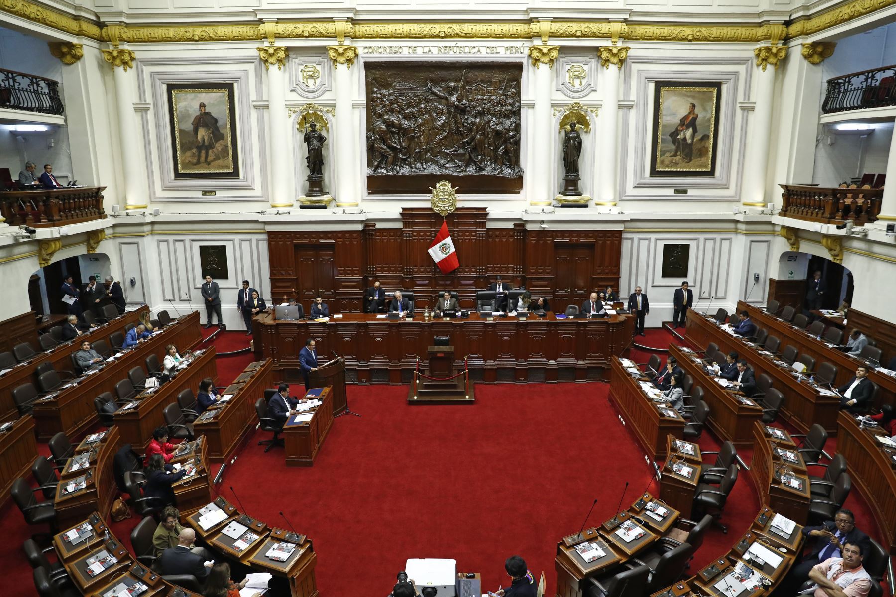 Pleno del Congreso de la República. ANDINA/Daniel Bracamonte