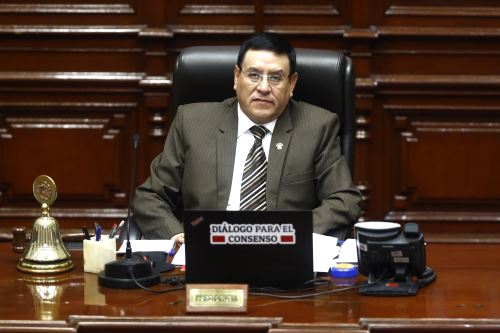 Titular del Parlamento, Alejandro Soto. ANDINA/Daniel Bracamonte