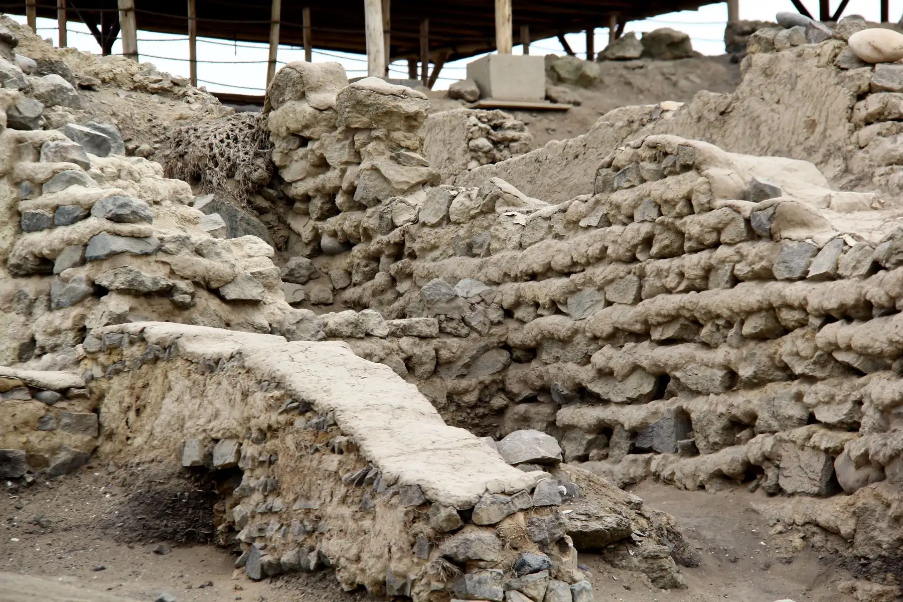El asentamiento Vichama, que formó parte de la civilización Caral, se ubica cronológicamente entre los 3000 y 1800 años a.c. Foto: ANDINA/Daniel Bracamonte