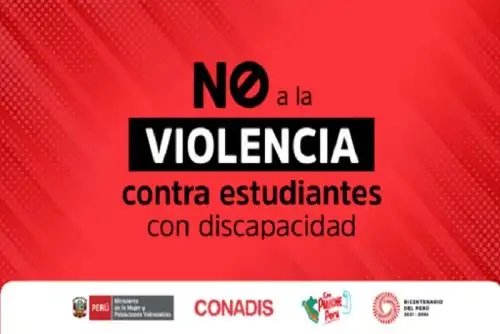 El Conadis exhorta a las autoridades, personal educativo y padres de familia de colegios públicos y privados a velar por los derechos de sus estudiantes con discapacidad.