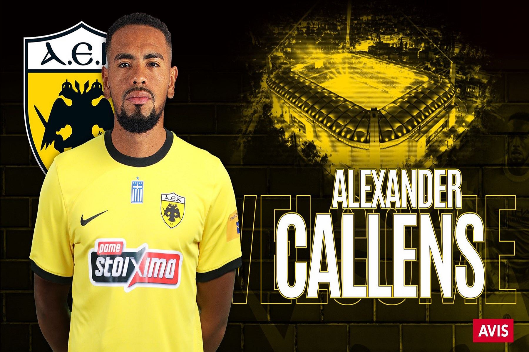 Alexander Callens es fichado por el AEK de Grecia y jugará la Europa League Foto: Twitter AEK