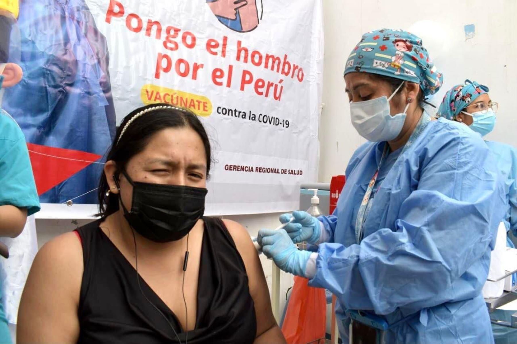 Vacunación contra el covid-19. Foto: ANDINA/Difusión
