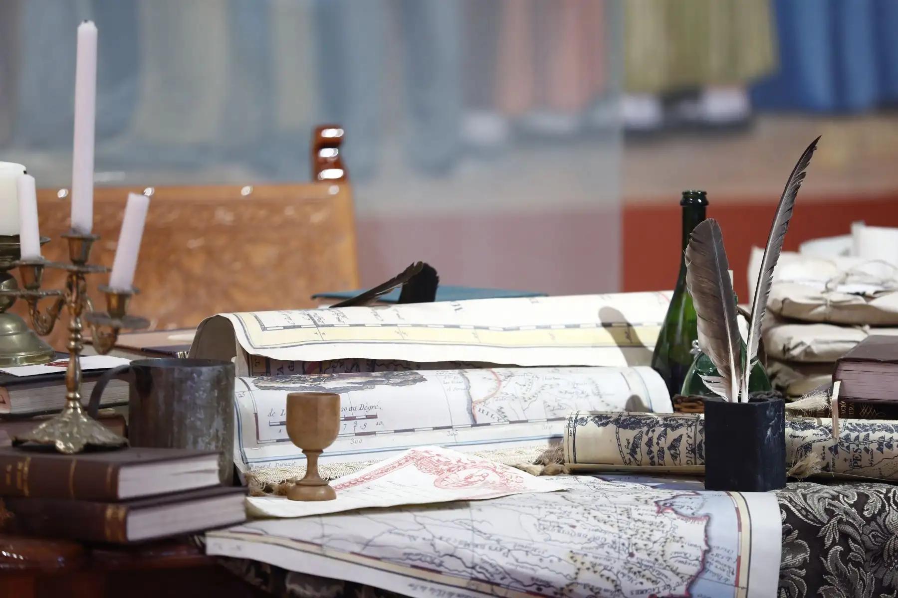 La Casa del General Don José de San Martín en Pisco ahora ofrece nuevos elementos de la museografía moderna como maquetas, infografías e imágenes, además de un holograma del héroe planificando la Independencia del Perú. Foto: ANDINA/Daniel Bracamonte