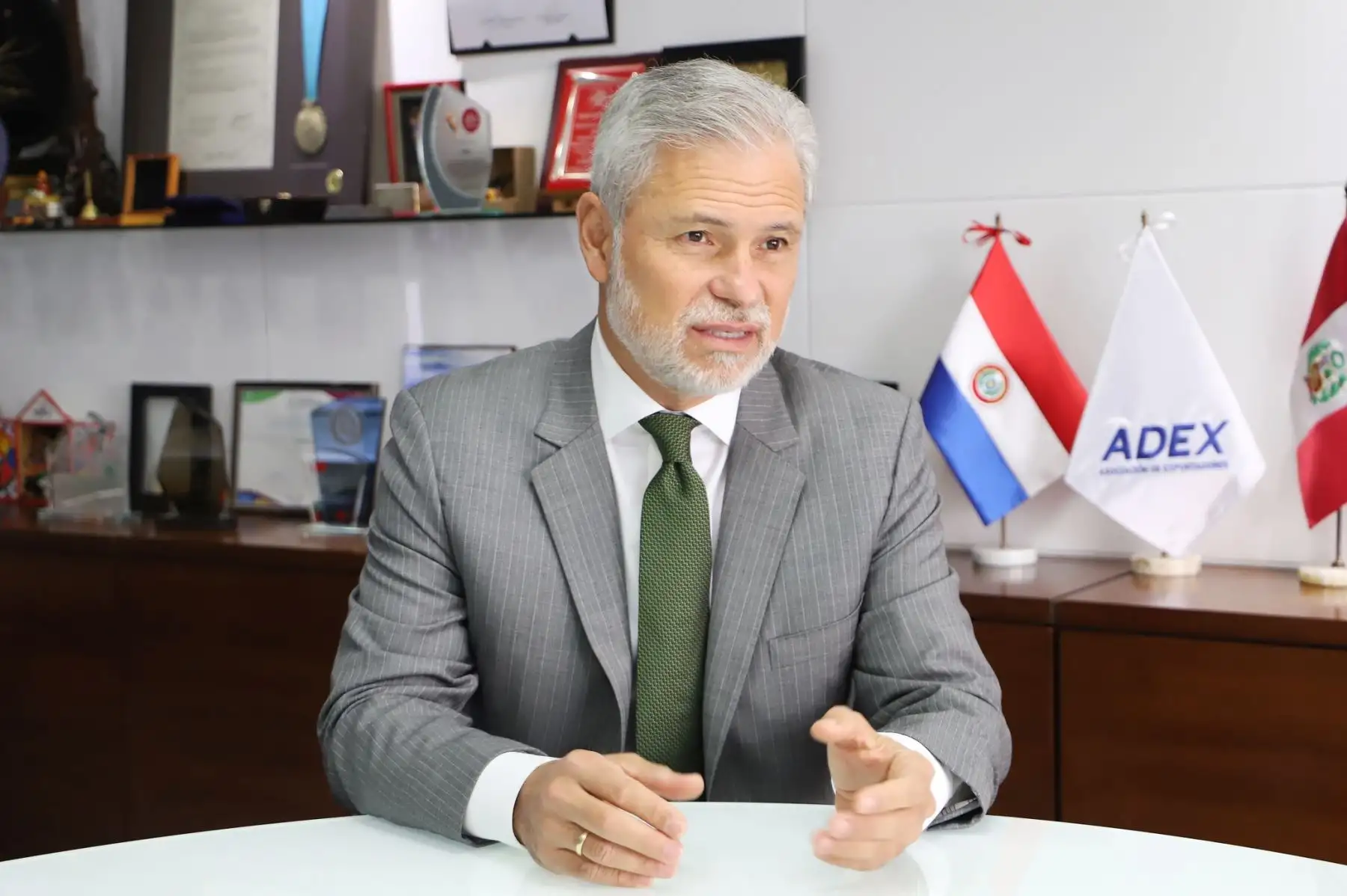 Presidente de Adex, Julio Pérez Alván.